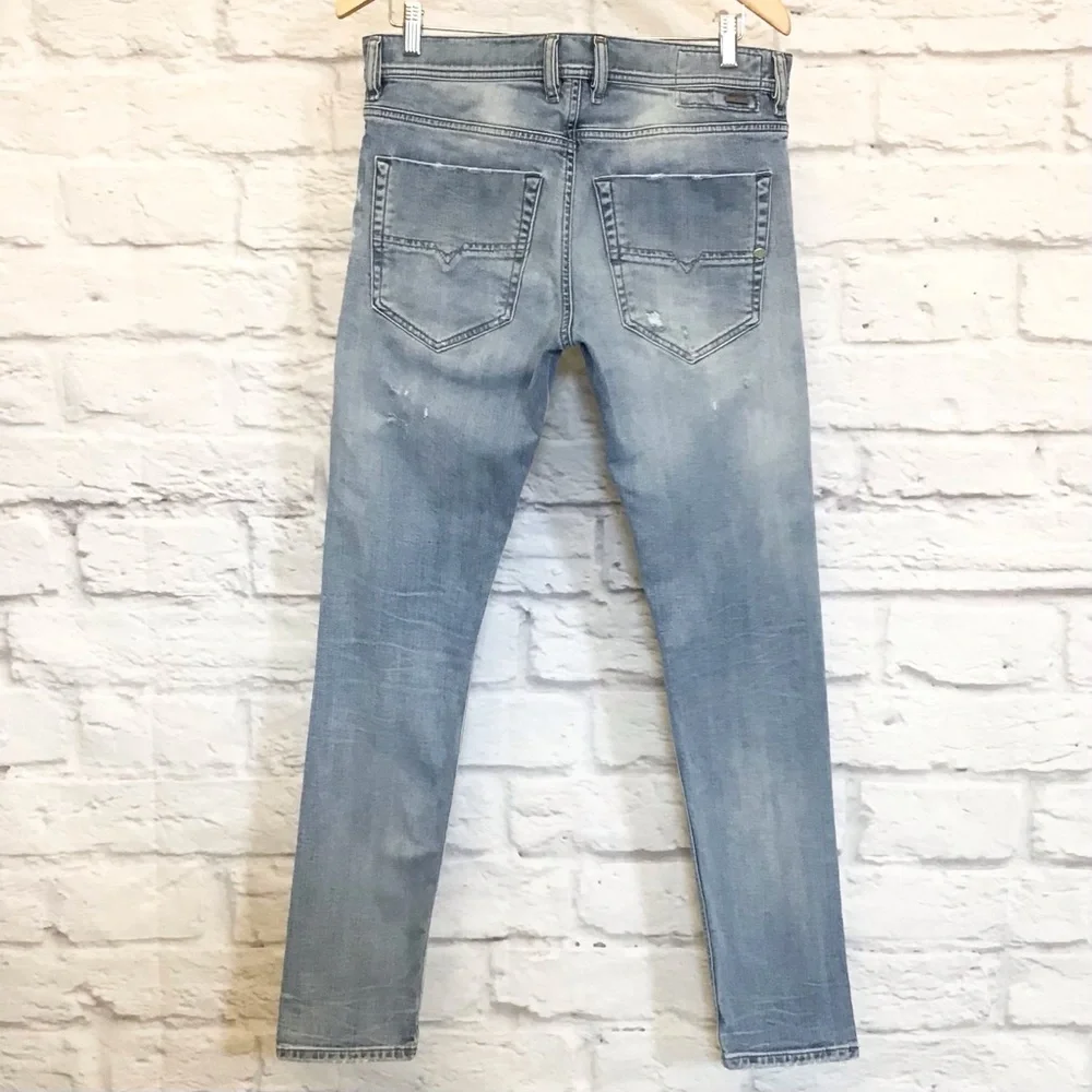 Diesel Tepphar 31x32 Tag Size Men's Distressed Slim Jeans Measures 33x31